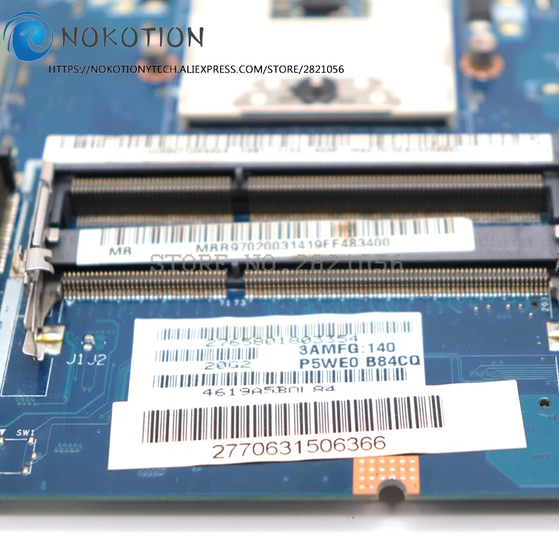 NOKOTION материнская плата для ноутбука ACER Aspire 5750 5750G LA 6901P MBR9702003 MB.R9702.003 основная HM65 UMA