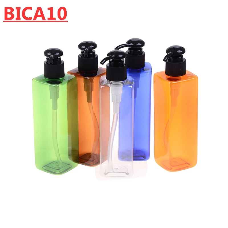 

250ml Pump Bottle Soap Shampoo Lotion liquid Water Plastic Pressed Pump Spray Bottle Bathroom Acc