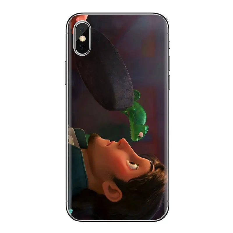 Рапунцель Хамелеон Паскаль прозрачный мягкое покрытие кожи для huawei Коврики Honor 4C