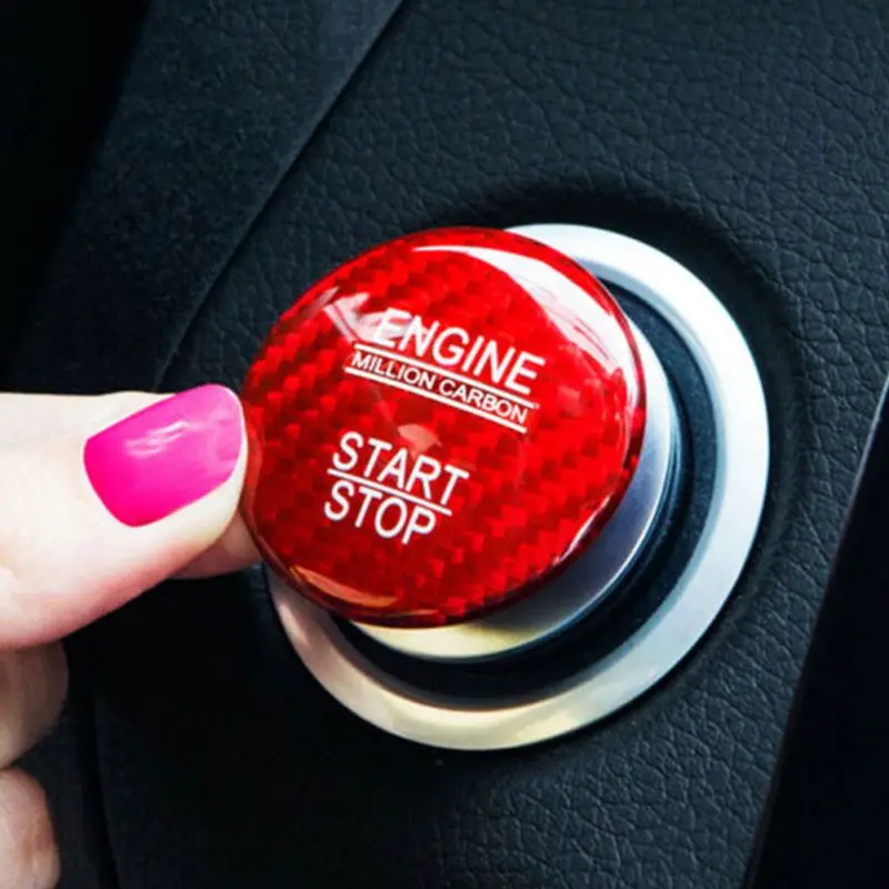 Автомобильный двигатель старт стоп зажигание кольцо для ключей наклейка из