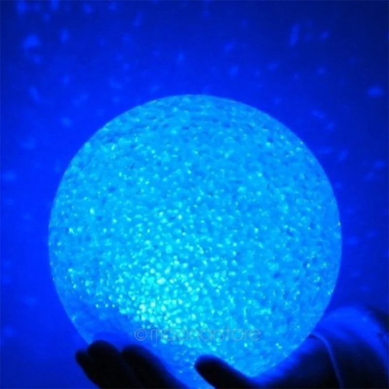 10 см круглая лампа для спальни цветной Хрустальный Ночной светильник