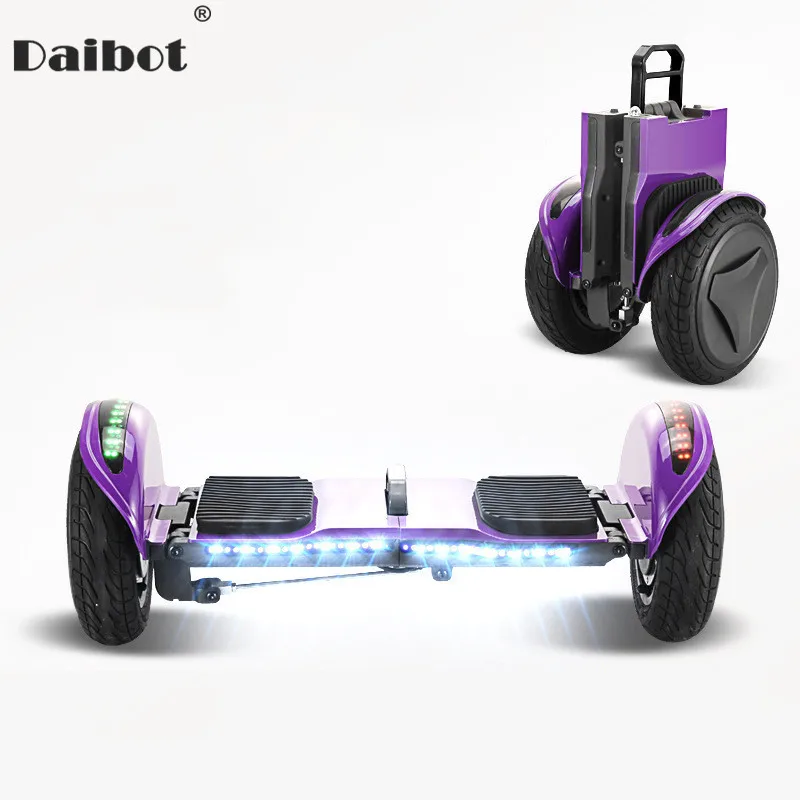 Daibot Ховерборд 10 дюймов два колеса самобалансирующиеся скутеры 36 в 500 Вт внедорожные складные электрические скутеры для взрослых Bluetooth динамик