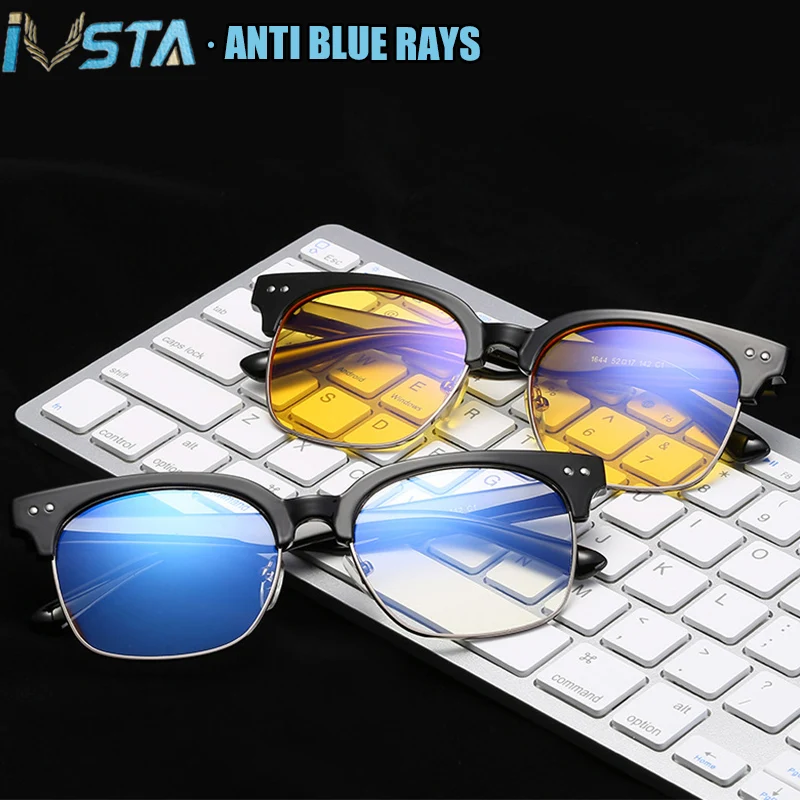 Очки компьютерные IVSTA TR90 с защитой от синего излучения мужские игровые