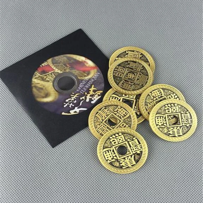 Китайские монеты Luohanqian роскошные китайские (стоимость Моргана) Волшебные трюки