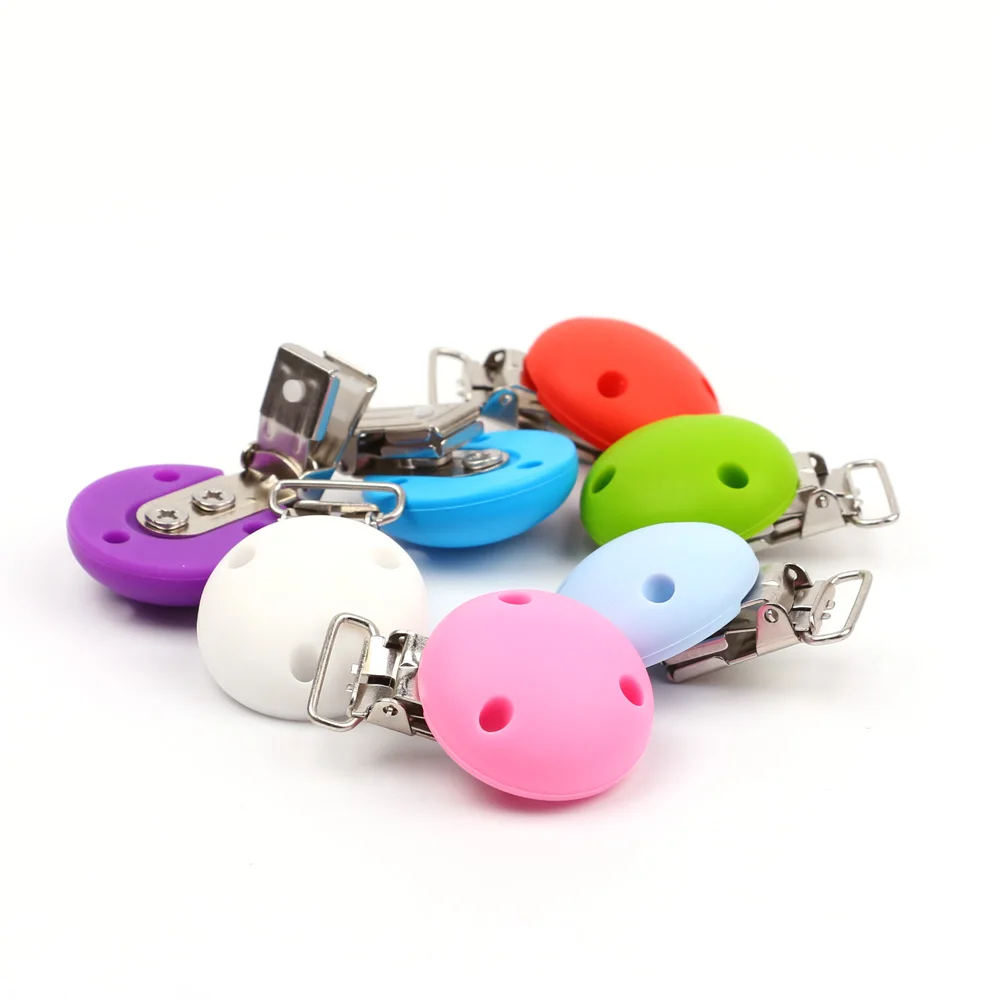 Новый круглый зажим для соски силиконовый шарик детский Прорезыватель и