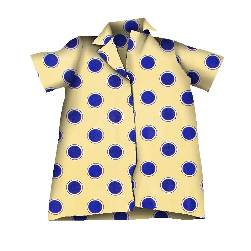 

African Print Shirt Dashiki Men Hip Hop African Clothes Men Slim Fit Short Sleeve Blouse Bazin Riche Streetwear KG913