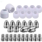 Новый 30 шт. P80 расходные материалы для плазменной резки комплект, плазменные сопла, портативный дуговой сварки, P-80 резки плазменной резки фонарь 1,5 мм