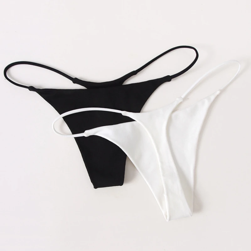 

G-string Panties Cotton Women's Underwear Sexy Panties Female Underpants Thong Solid Color Pantys Lingerie M-XL Low-Rise Design