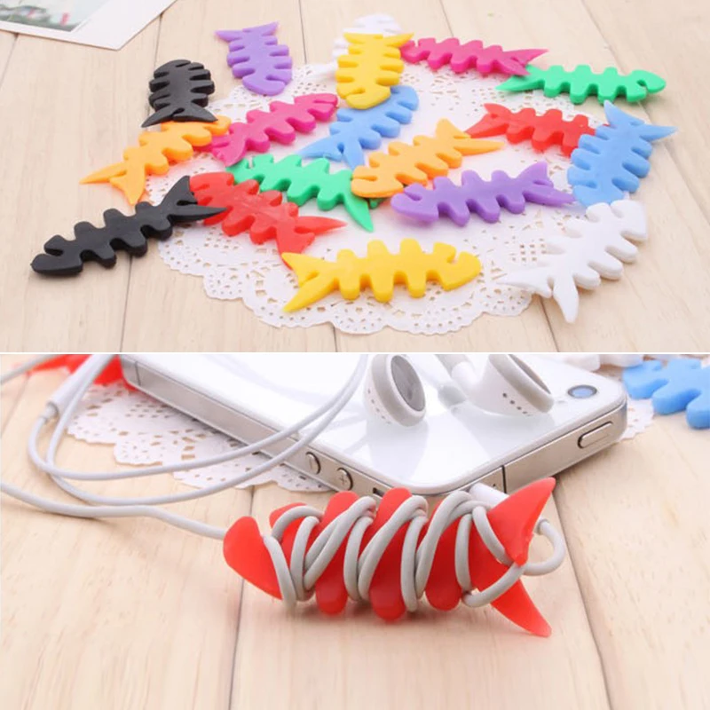 

5Pcs Cable Winder for Mouse Headset Cable Cord Phone Accessory Protects Cute New