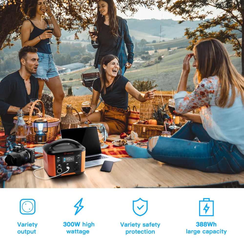 Portable power station lithium-ion battery 108000mAh Outdoor Energy Power Supply Yose power 230V AC Output Solar panels charger