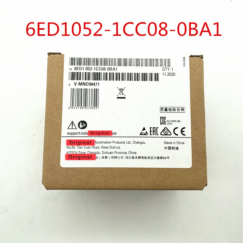 Оригинальный логотип! Логический модуль 6ED1052 1CC08 0BA0 Замена 0BA1 24CE PLC 8DI (4AI)/4DO