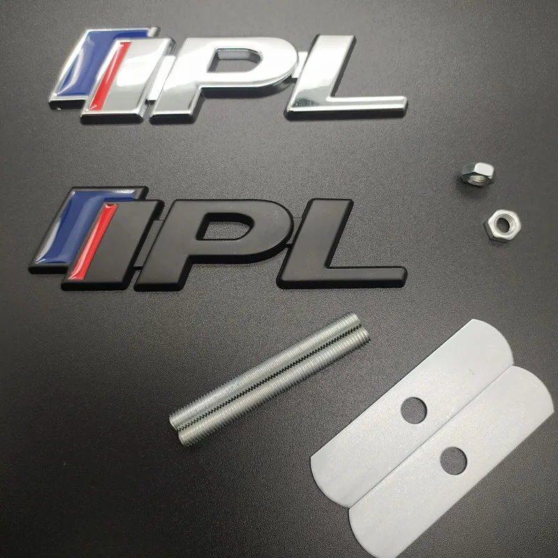 

IPL logo 3D Metal Car Auto Badge Grille Emblem Sticker Chrome for Infiniti Q50 Q50L G37 G25 QX70 FX35 FX37 Car-Styling sticker