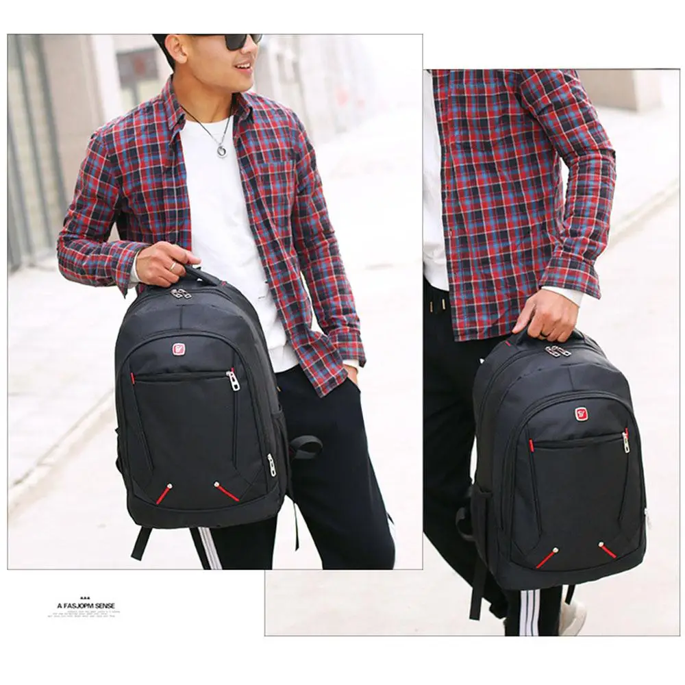 

Durable Laptop Bag School Bag Polyester Unisex Camping Cycling Outdoors Handbag Practical Hiking Lightweight Nylon