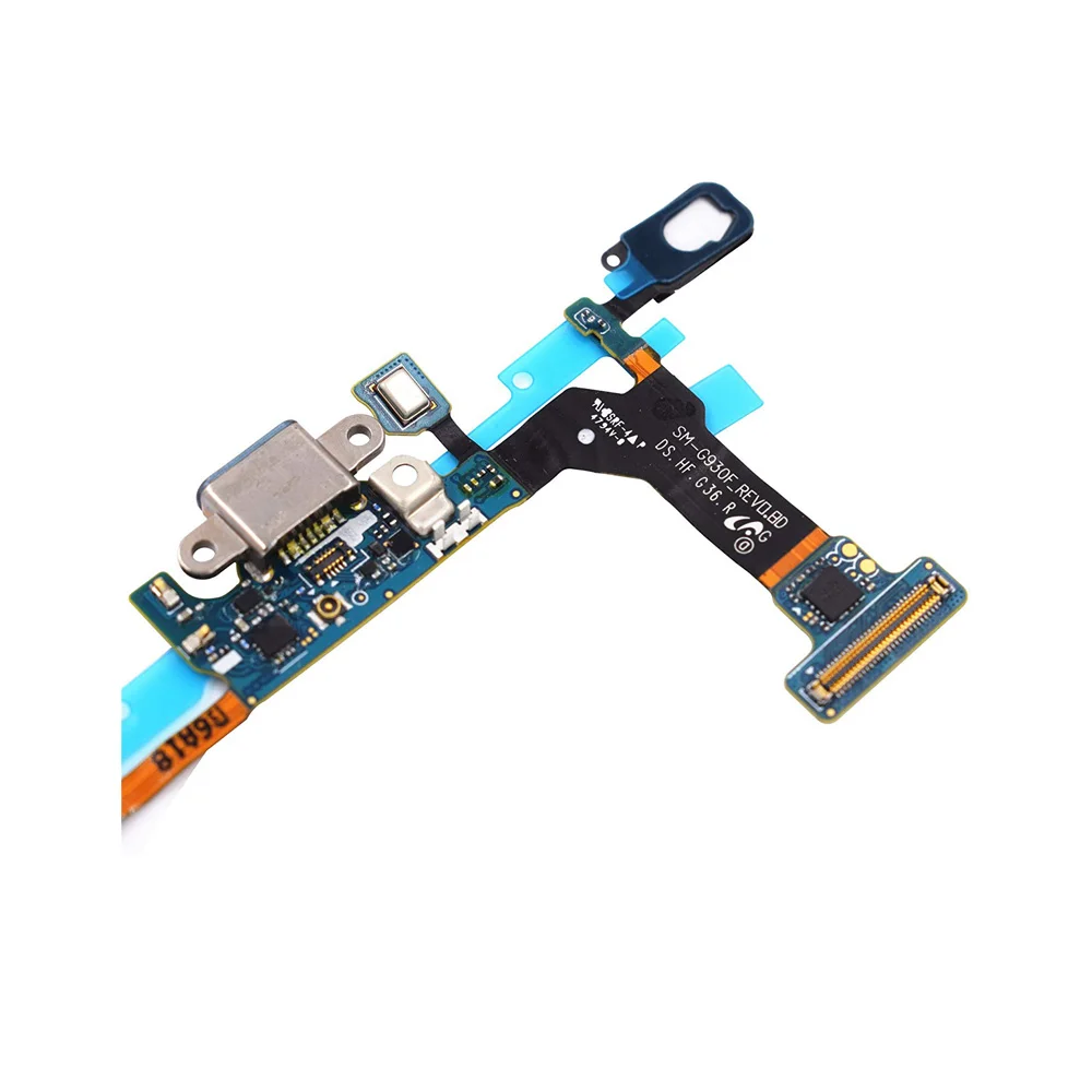 10 шт. зарядный гибкий кабель для samsung Galaxy S7 edge G930 G935F USB зарядное устройство Порт