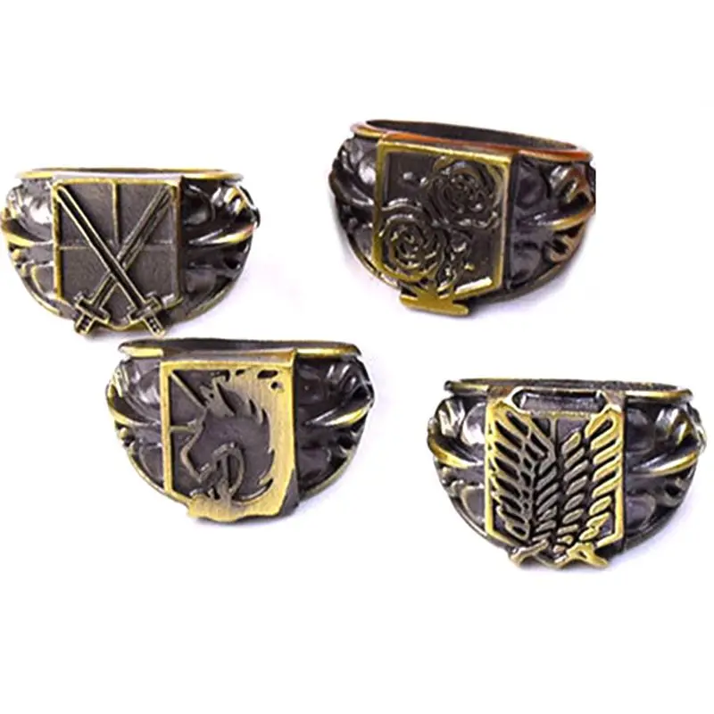 Набор колец из атаки на Титанов игрушки для косплея реквизит Хэллоуина вечеринки