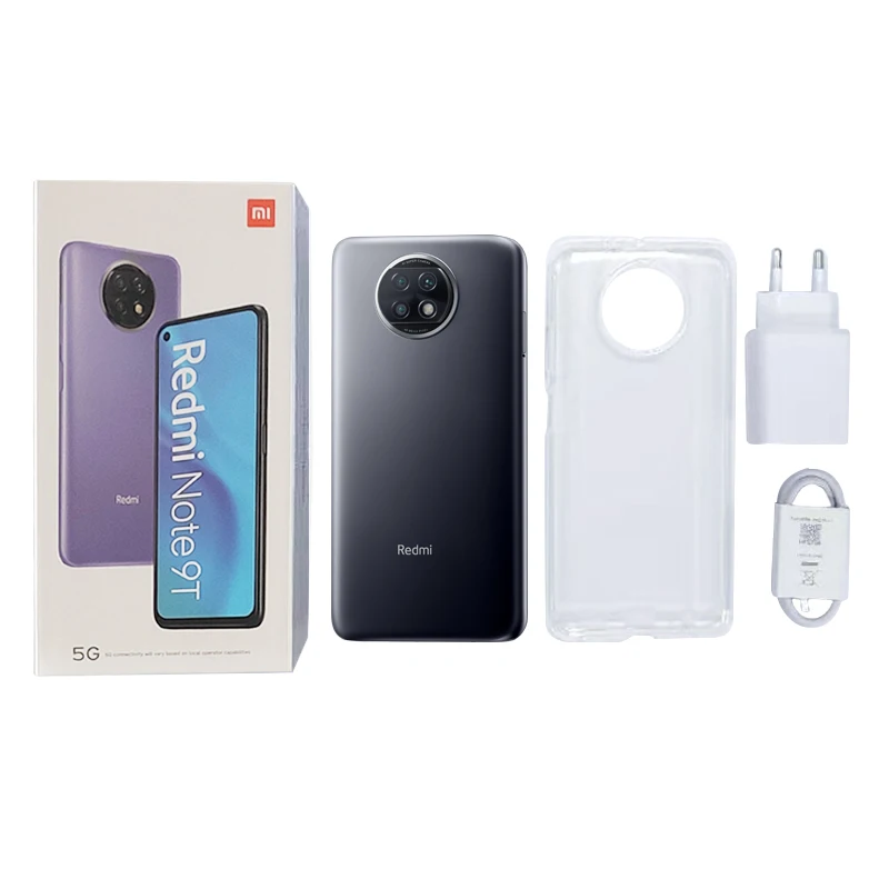 Глобальная версия смартфона Xiaomi Redmi Note 9 T 5G 4GB 128Gb Dimensity 800U 48MP Triple Camera 5000mAh|Смартфоны|