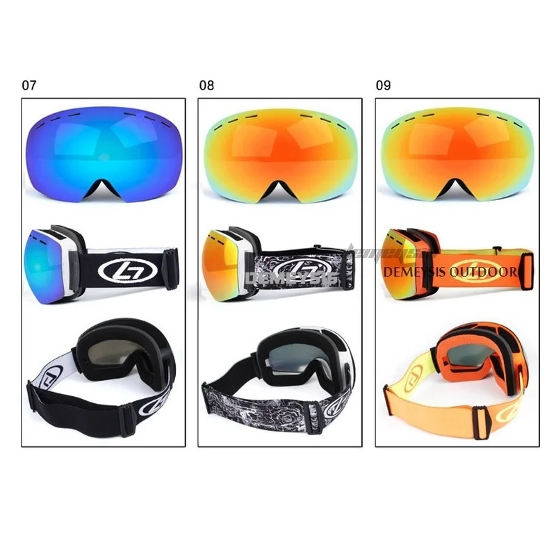 

Ski Goggles Double Layers Windproof Skiing Mask Glasses Skating Men Women Professional Snow Accessories Snowboarding Eyewear