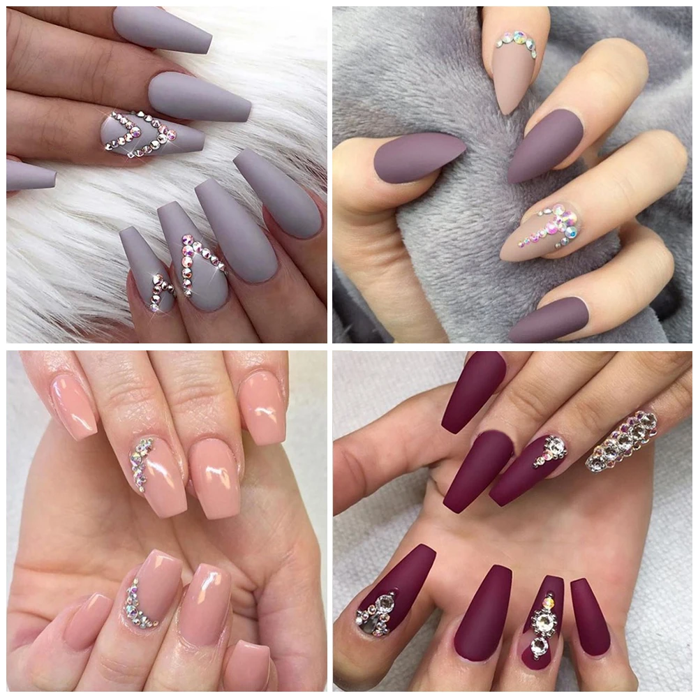 Смешанные Размеры кристаллы декоративный камень для ногтей драгоценные камни