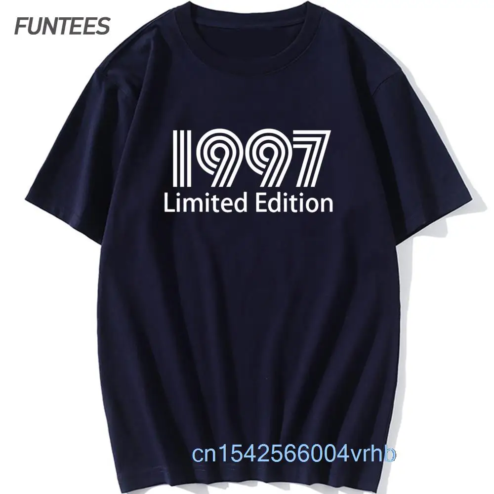 

Сделанная в 1997 году футболка на день рождения, хлопковые футболки ограниченного выпуска с дизайном, все оригинальные детали, подарки, топы, ...