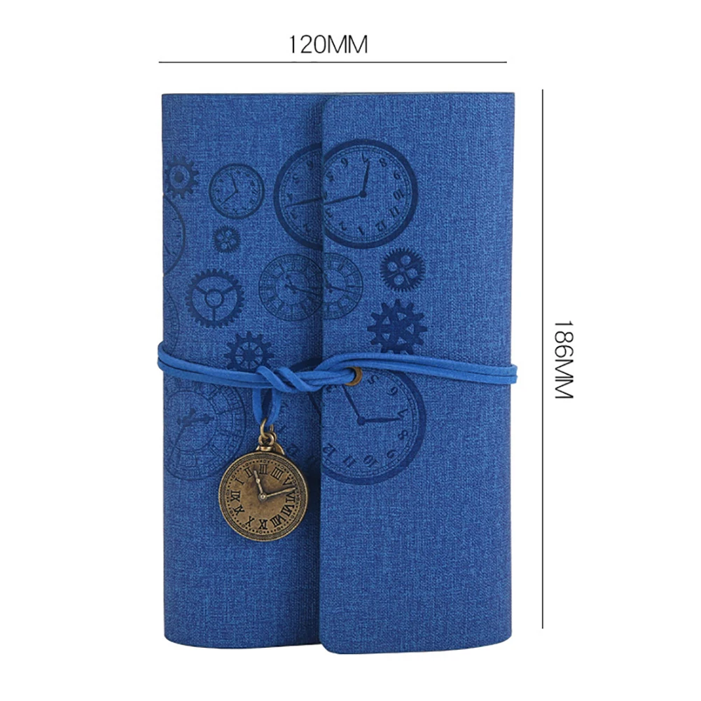 Портативный дорожный винтажный блокнот формата A6 с свободными листьями дневник