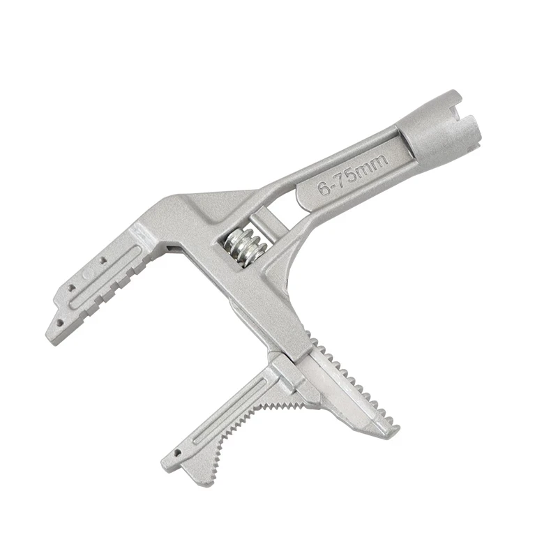 large opening wrench set aluminum alloy adjustable pipe plumbing spanner multifunction plumber bathroom repair hand tools free global shipping
