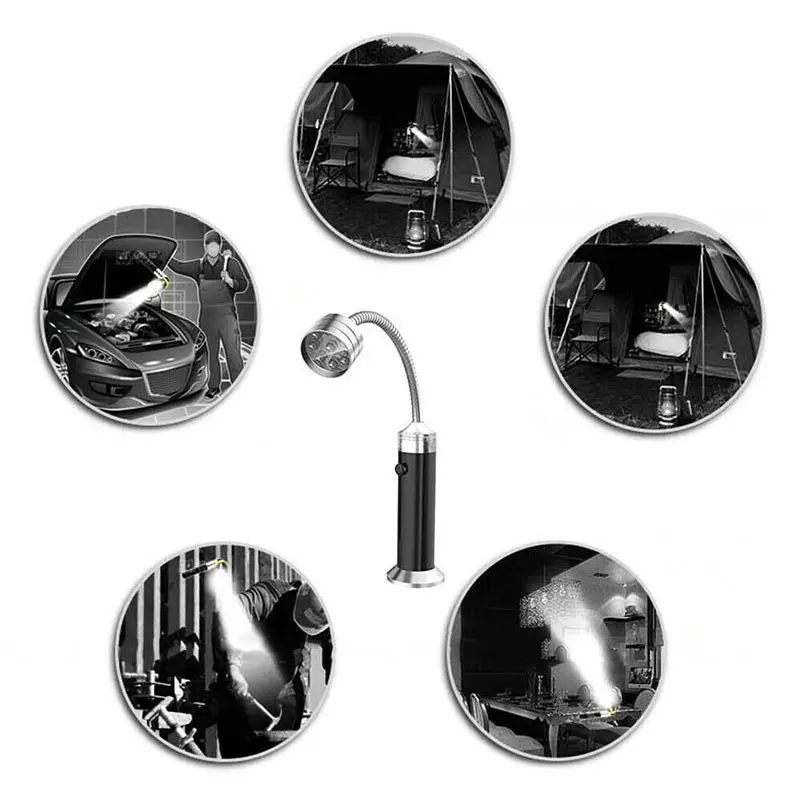 2 шт. 9LED барбекю гриль Фонари супер яркий открытый светильник с магнитным