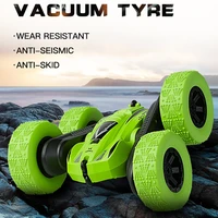 2021 new 2 4g rc car double sided 360%c2%b0 rotating tumbling rc stunt car with led professional anti drop off road vehicle toys gift