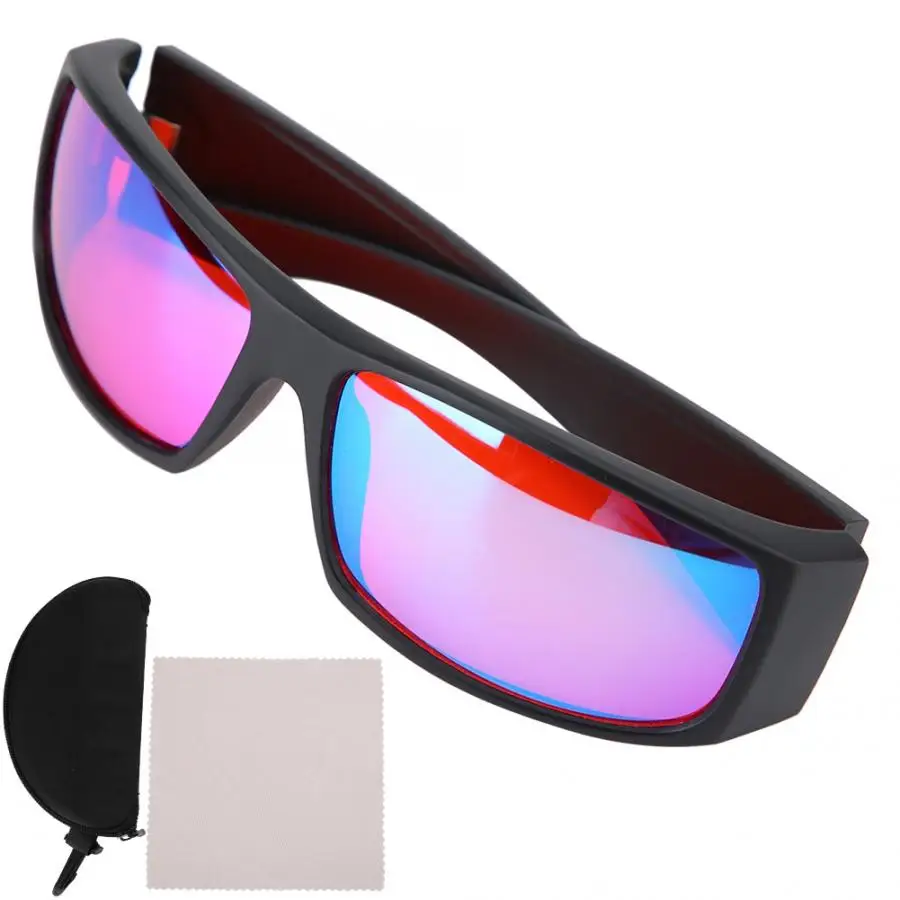 Защитные очки цветные для коррекции ослепления красные зеленые улучшения зрения