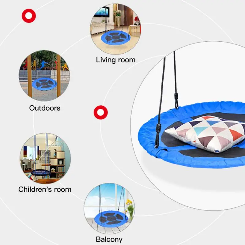 Специальная плетеная качели в виде птичьего гнезда для детей и взрослых