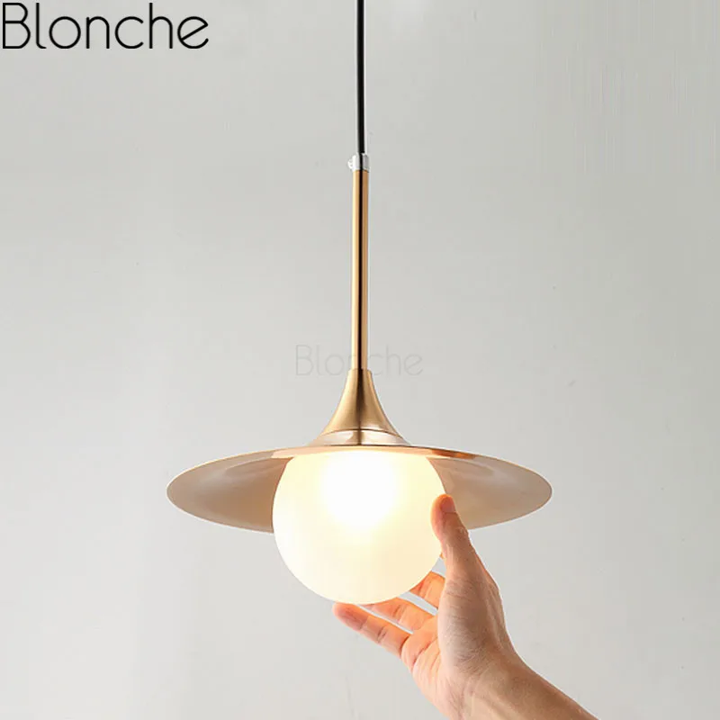 Современная стеклянная подвеска светильники скандинавские креативные