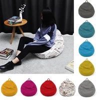 60x65cm small lazy sofas cover chairs without filler linen cloth lounger seat bean bag pouf puff couch tatami living room