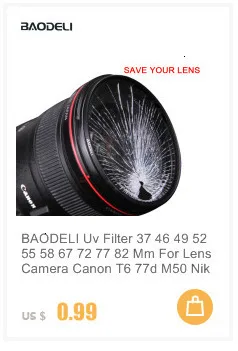 BAODELI Rx100 фильтр адаптер вверх Шаг вниз Кольцо для Универсальный объектив камеры Canon Eos Nikon sony аксессуары