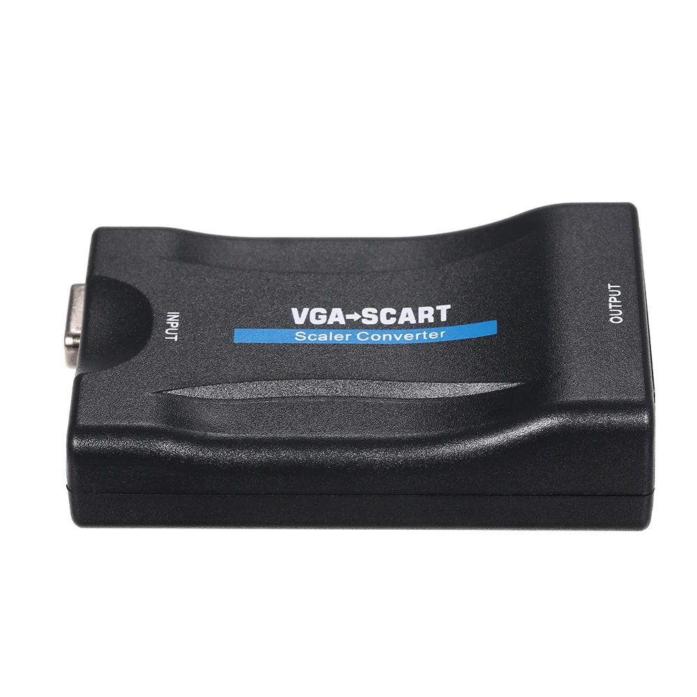 VGA в Scart конвертер видео аудио адаптер 1080P для телевизора и проектора|Компьютерные