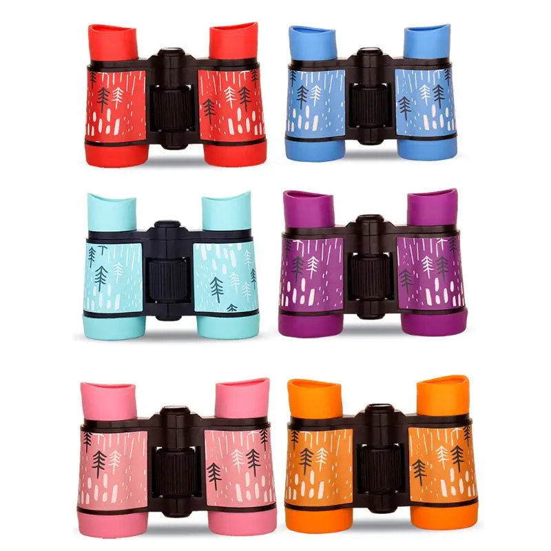 4x30 Бинокль пластиковый детский красочный легкий Телескоп для детей компактный New
