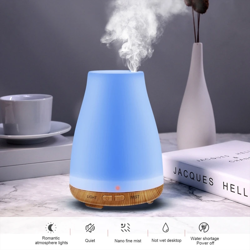 

Aroma Diffuser 100ml Colorful Ultrasonic Humidifier Aroma Diffusers Aromatherapy Essential Oil Cool Mist Humidifier