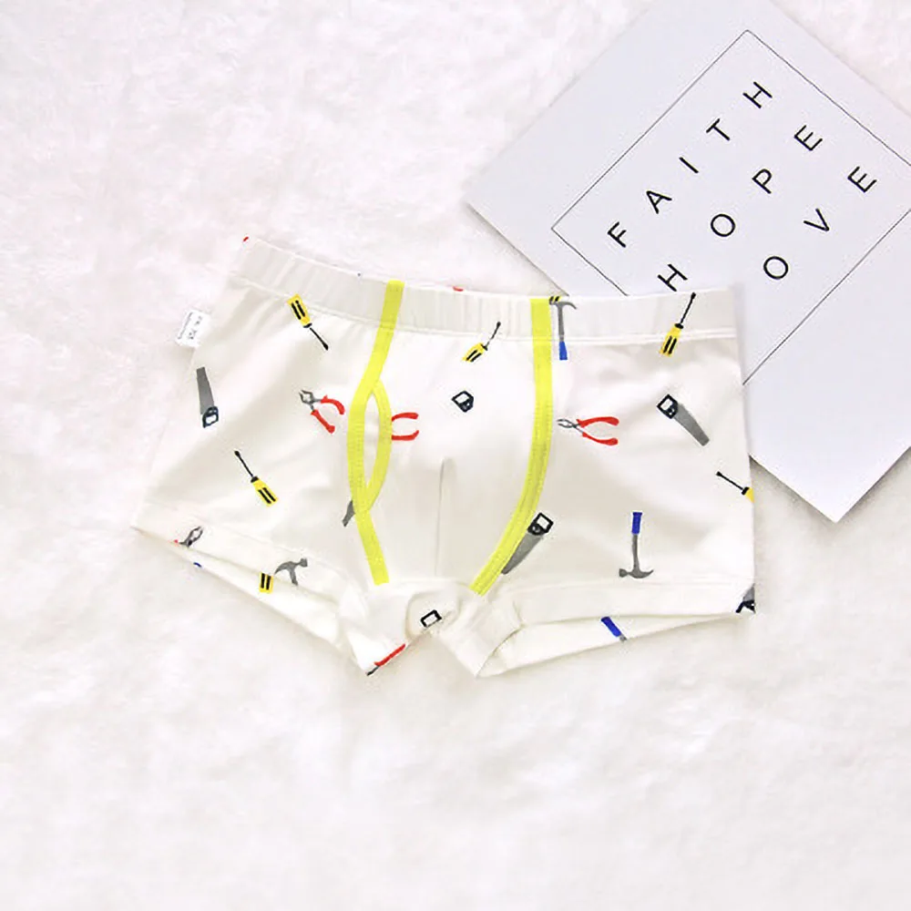 Нижнее белье для мальчиков хлопковое нижнее маленьких детей трусы детские шорты