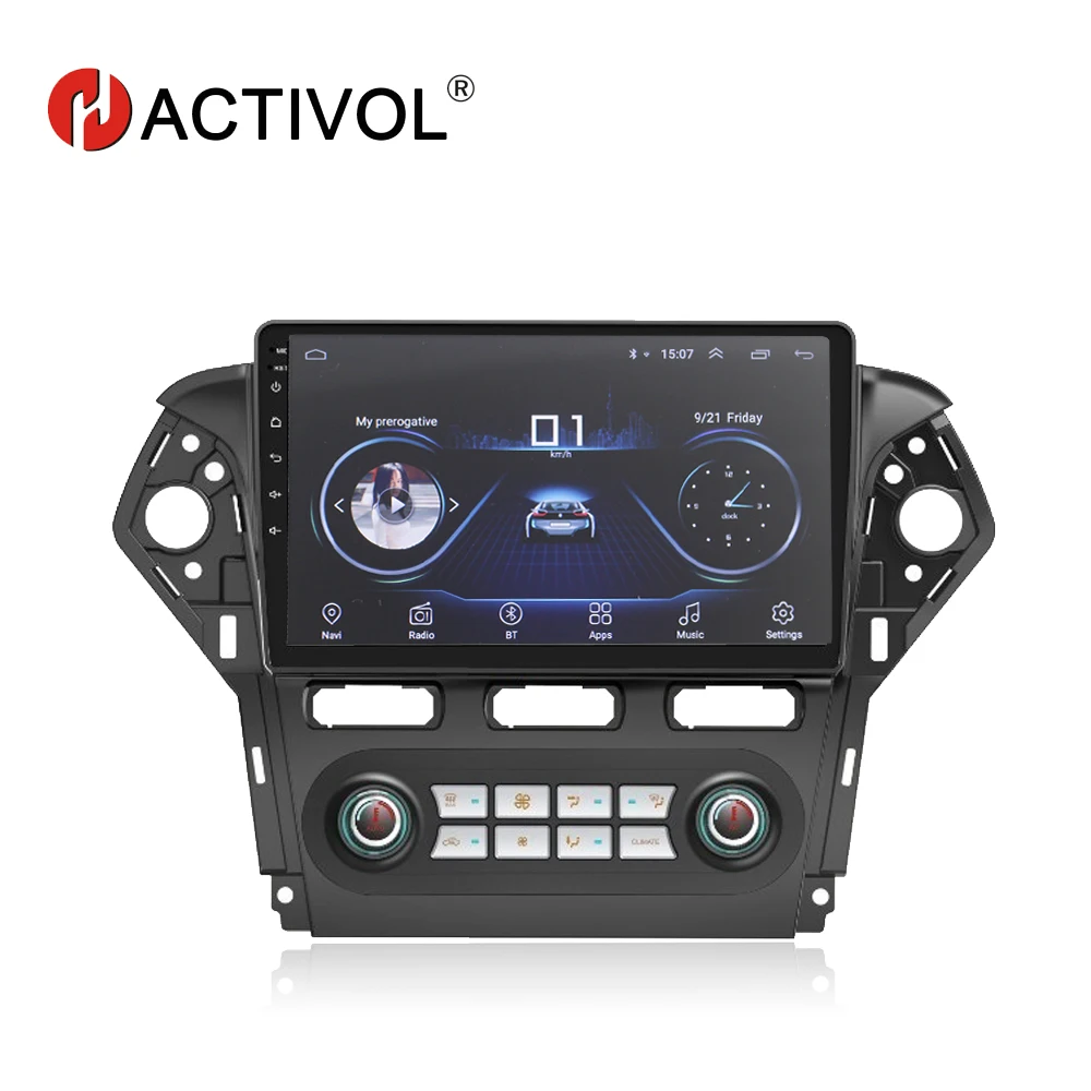 HACTIVOL 10 1 &quot1024*600 четырехъядерный android 8 автомобильное радио для Ford MONDEO 2011