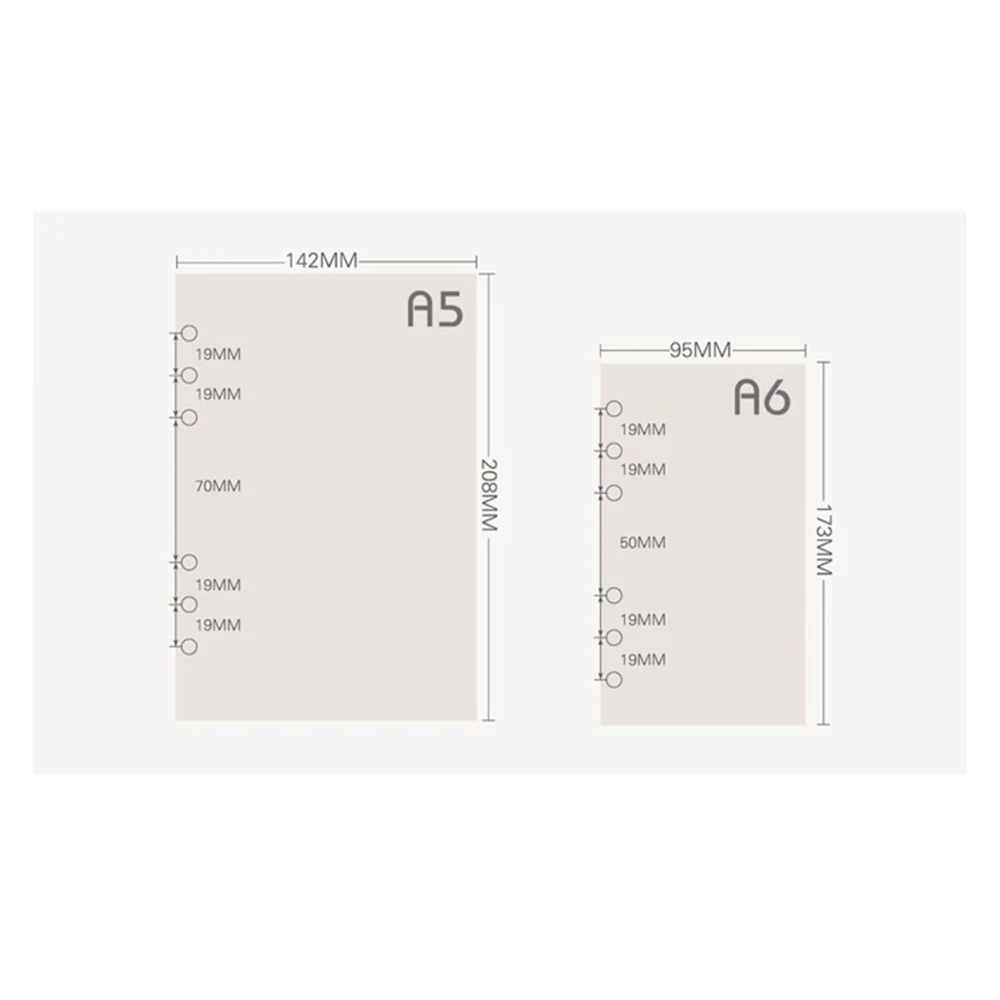 1 лист 2020 календарь три раза лунный Ежемесячный план пополнение листа A5 A6