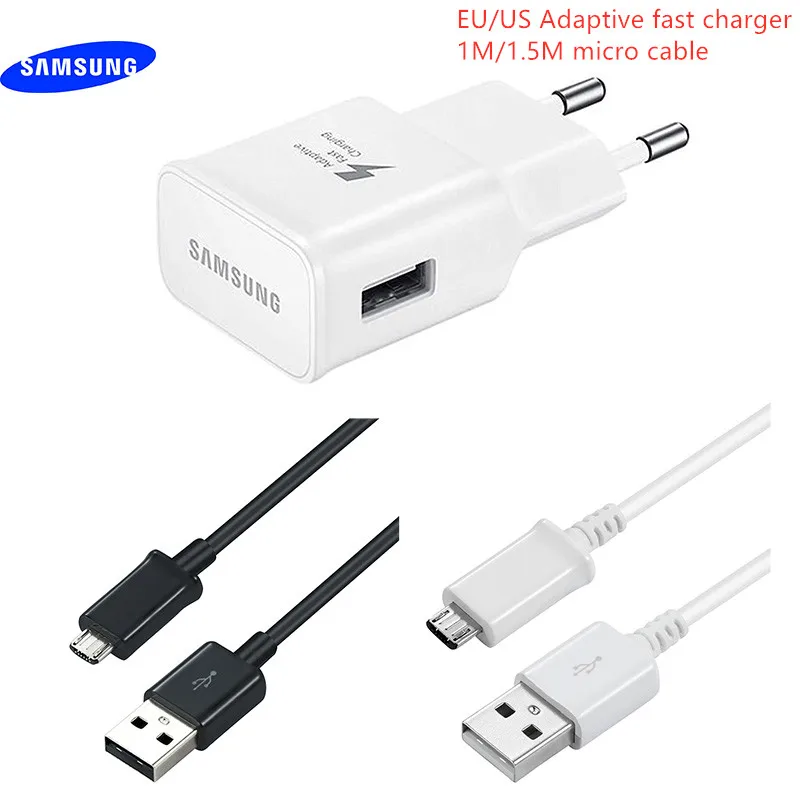 Адаптивное быстрое зарядное устройство Samsung 15 Вт кабель Micro USB AFC для быстрой
