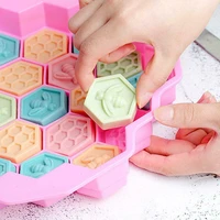 silicone 19 mobile bee honeycomb cake chocolate soap soap icing mold mold candle diy mold beeswax cake tools bakeware bakew new