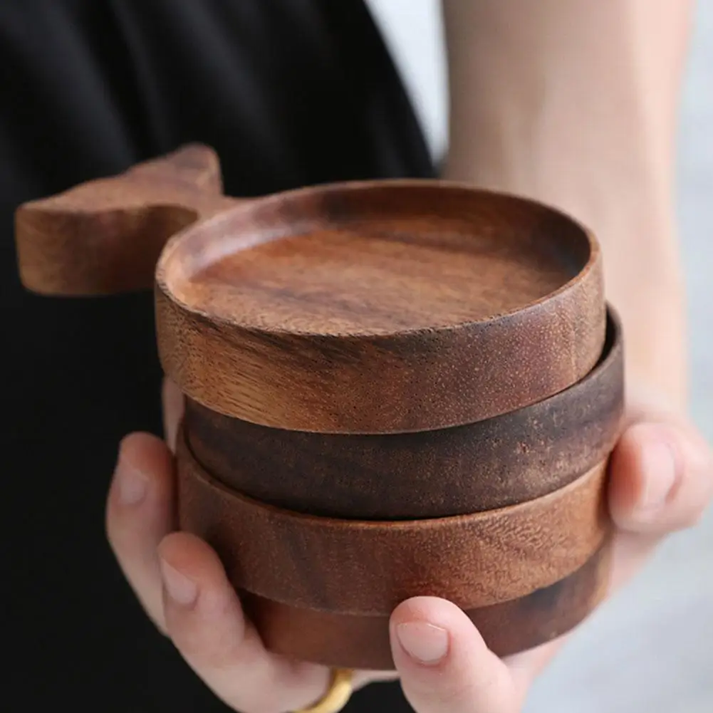 Деревянная тарелка для соуса японская ужина прямоугольник поднос сервировки