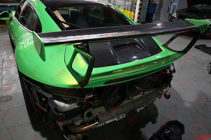 2012-2018 Z-ART 911 GT2 RS углеродное волокно заднее крыло для капота - Цена: 