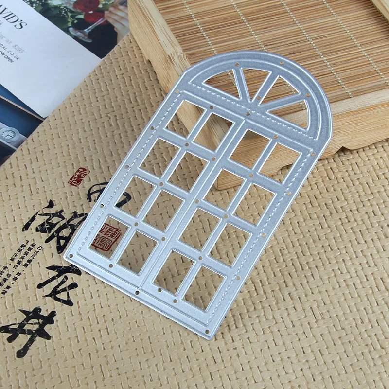 Металлические режущие штампы квадратные сердечки для скрапбукинга тиснение