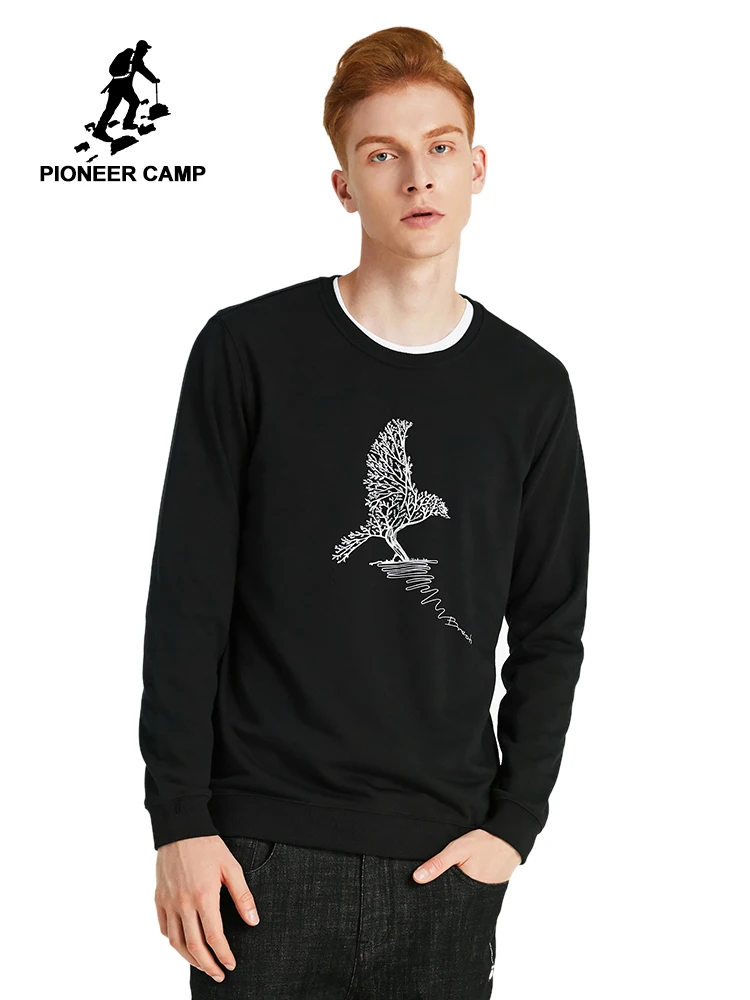 Пионерский лагерь Орел шаблон толстовка с рисунком для мужчин Homme вырез лодочкой