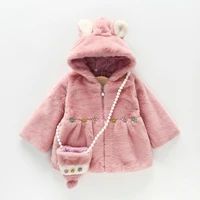fashion baby girl winter jacket thick wool infant toddler child warm coat baby outwear cotton 1 3y toddler girl winter coat
