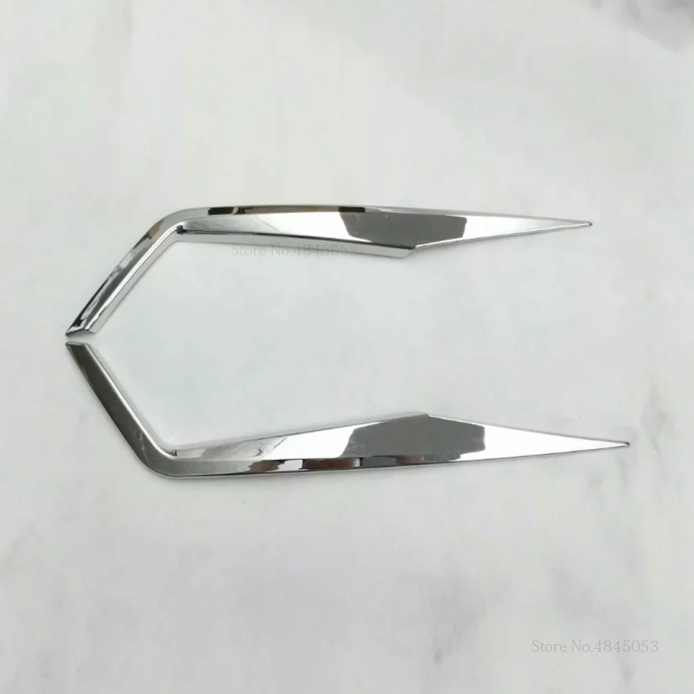 Автомобильный Стайлинг ABS хромированный передний противотуманный светильник