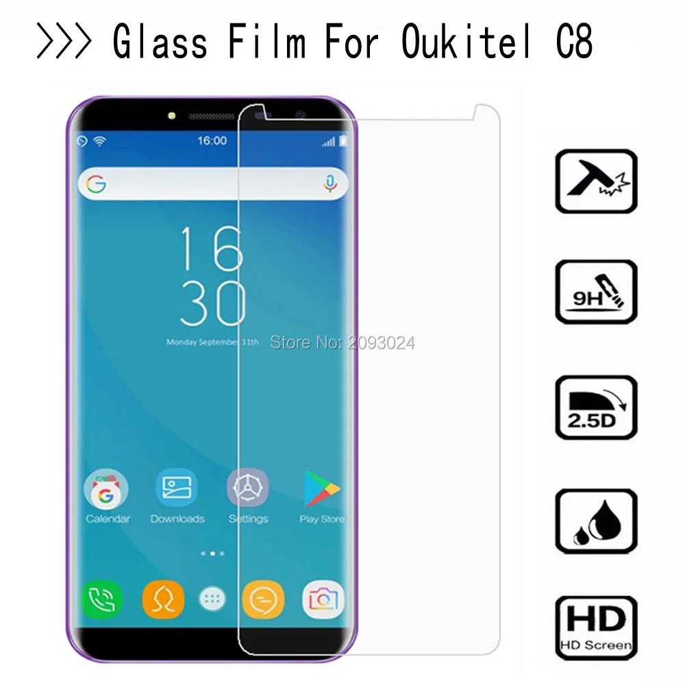 

100 шт. для Oukitel C8 чехол Защита экрана телефона устойчивая к царапинам пленка для смартфона ЖК-дисплей для Oukitel C8 чехол защитный чехол
