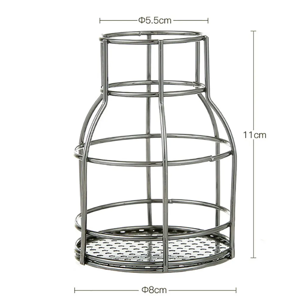 

Pen Holders Bottle Shape Metal Pen Makeup Brushes Holder Storage Box Desk Container Organizer