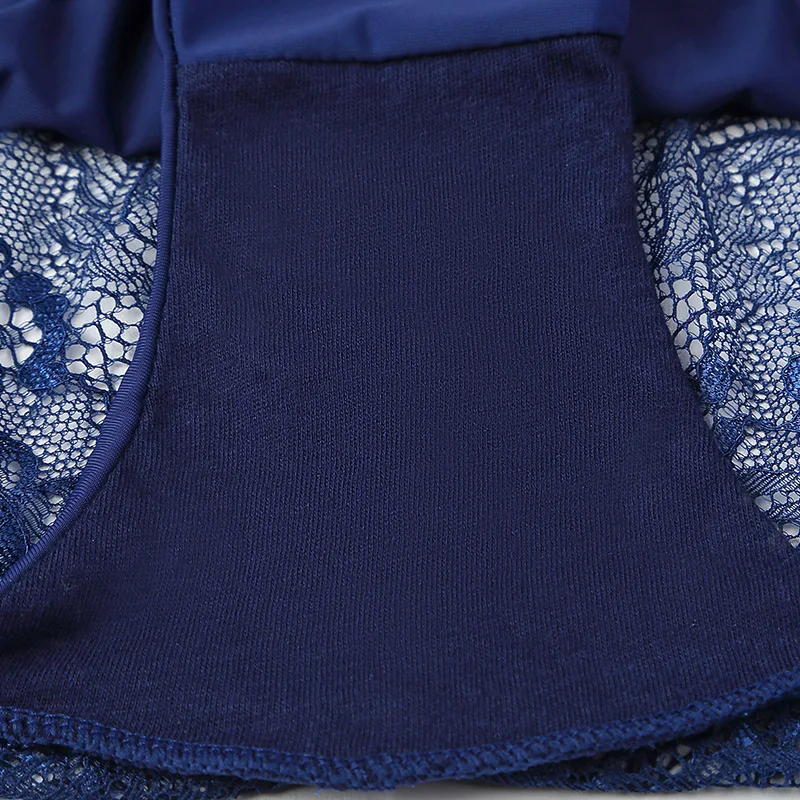 

3pcs/lot Sexy Women Panties Lace Briefs Ice Silk Seamless Pants Girls Underwear Lingerie Transparent Underpants Thong #D