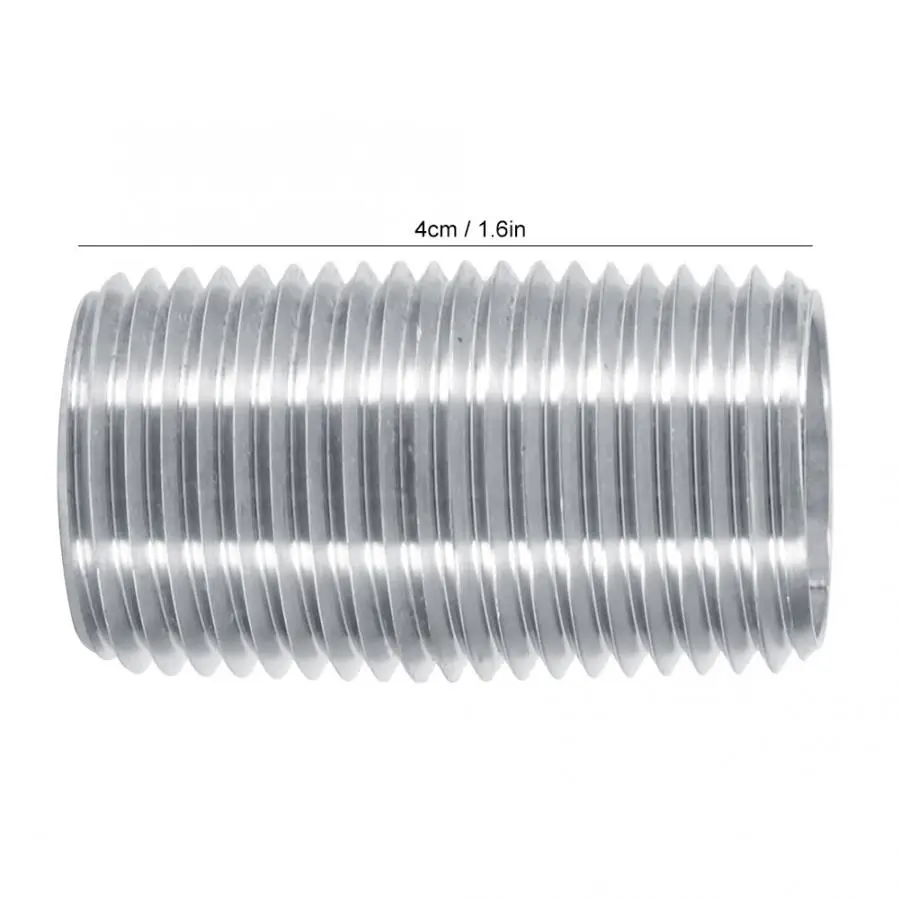 Нержавеющая сталь 1/2in NPS полной резьбой ниппель разъем адаптера для домашнего